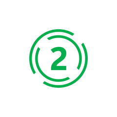 Number icon vector illustration. Infographic number icon vector. number icon vector