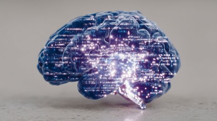 Human Brain Neural Network  AI  Data  Technology  Code  Digital  Mind  Intelligence  Compu