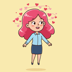 Professional woman with short brown hair and maroon suit.