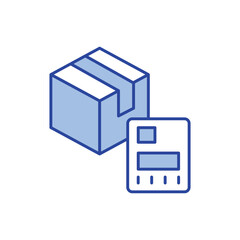 Shipping Label Icon vector stock illustration