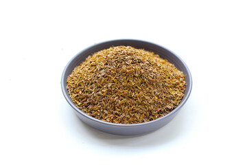 Dry organic dill seeds, herbal plant