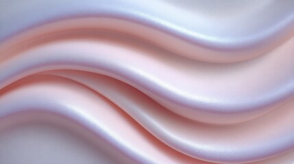 Obraz premium Elegant Pink White Wave Pattern Soft Abstract Background Texture