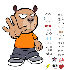 capybara kid expressions pack collection in vector art