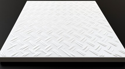 White diamond-patterned surface