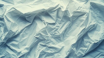 Crumpled white fabric texture