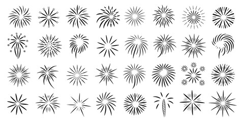 A seamless vector floral design set with winter snowflake elements for holiday decoration