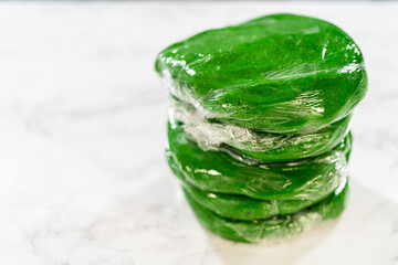 Vibrant Green Gingerbread Cookies for Festive Baking