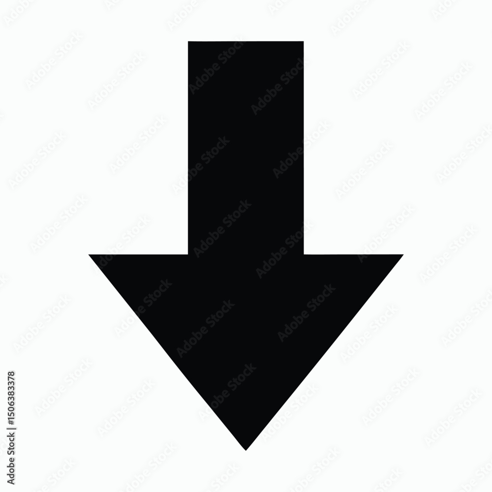 Poster simple vector arrow icon directional and navigation arrows