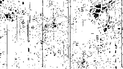 Distressed black texture. Dark grainy texture on white background. Rusted white effect. Grunge design elements. Vector illustration,