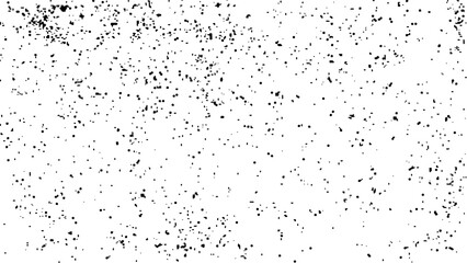 Distressed black texture. Dark grainy texture on white background. Dust overlay textured. Grain noise particles. 