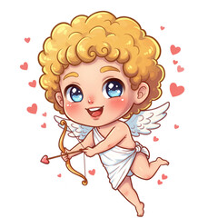 cupid with heart