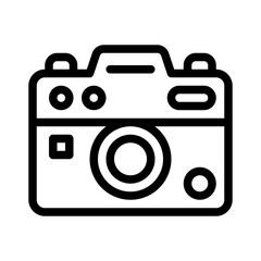 camera line icon