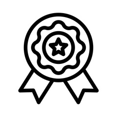 Obraz premium freedom ribbon line icon