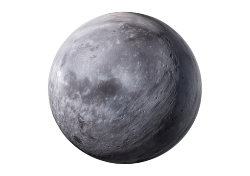 Planet mercury Isolated on Transparent or White Background