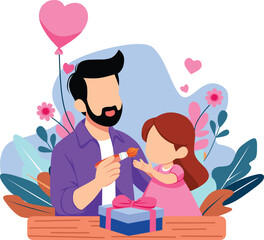 Father and Daughter Love