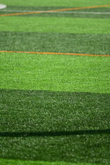 artificial green grass background for playground
