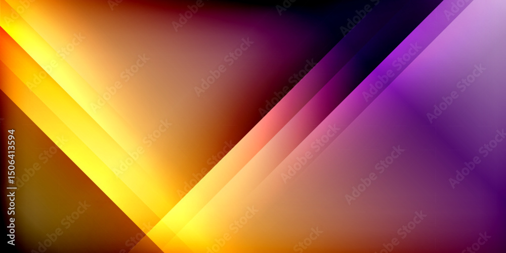 Aufkleber abstract gradients intersect, creating vibrant diagonal lines against dark background. colors blend 