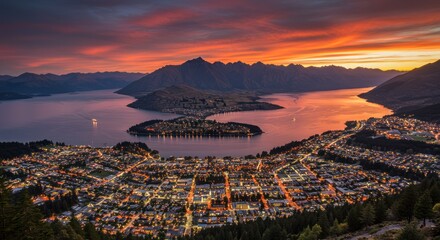 City View at Dusk New Zealand