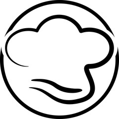 Chef Hat Logo Element Element