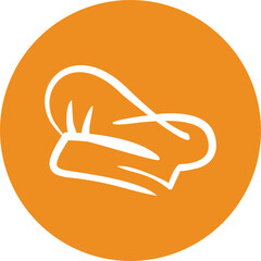 Chef Hat Logo Element Element