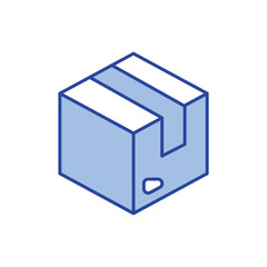 Parcel Icon vector stock illustration