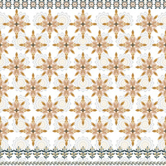 Tribal traditional set of seamless patterns