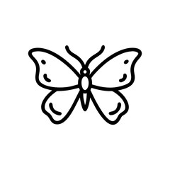 imple Butterfly Outline