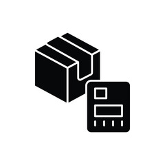 Shipping Label Icon vector stock illustration