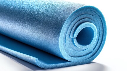 Rolled Blue Foam Sheet Material