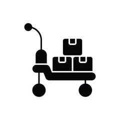 Pallet Jack Icon vector stock illustration