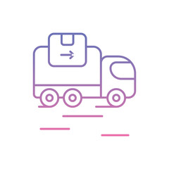 Dispatch Icon vector stock illustration