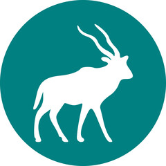 Animal Cutout SVG Logo | Minimalist Wildlife Silhouette Vector Design