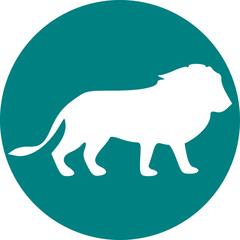 Animal Cutout SVG Logo | Minimalist Wildlife Silhouette Vector Design