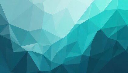 Fototapeta premium Abstract geometric shapes, teal and grey tones, print, interior, background