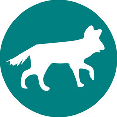 Animal Cutout SVG Logo | Minimalist Wildlife Silhouette Vector Design