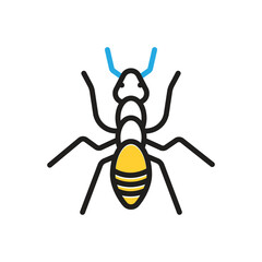Multi color icon for ant