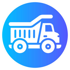 truck gradient icon