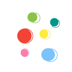colorful circle pattern design