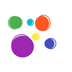 colorful circle pattern design