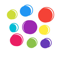 colorful circle pattern design