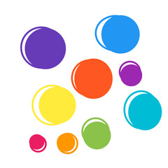 colorful circle pattern design