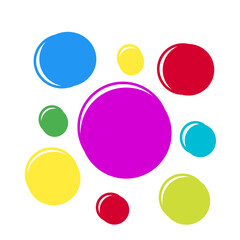 colorful circle pattern design