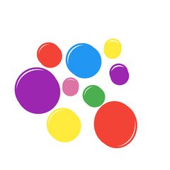 colorful circle pattern design