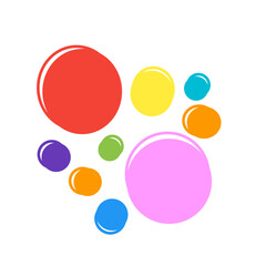 colorful circle pattern design