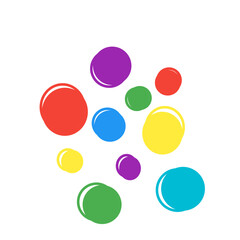 colorful circle pattern design