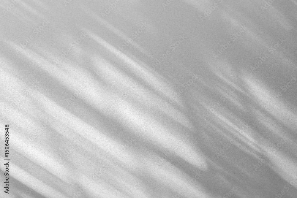 Leinwandbilder wall interior background, studio and backdrops show products.with shadow from window color white and