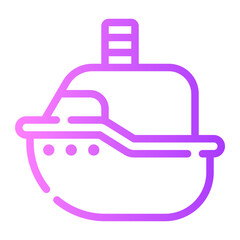 ship gradient icon