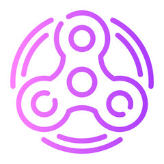 spinner gradient icon