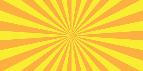 Abstract Sunburst beam light vintage shine and graphic summer explosion pattern. orange bright sunrise isolated glow striped texture background.	
