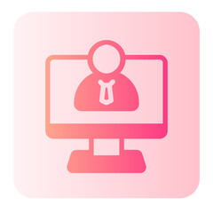 log in gradient icon